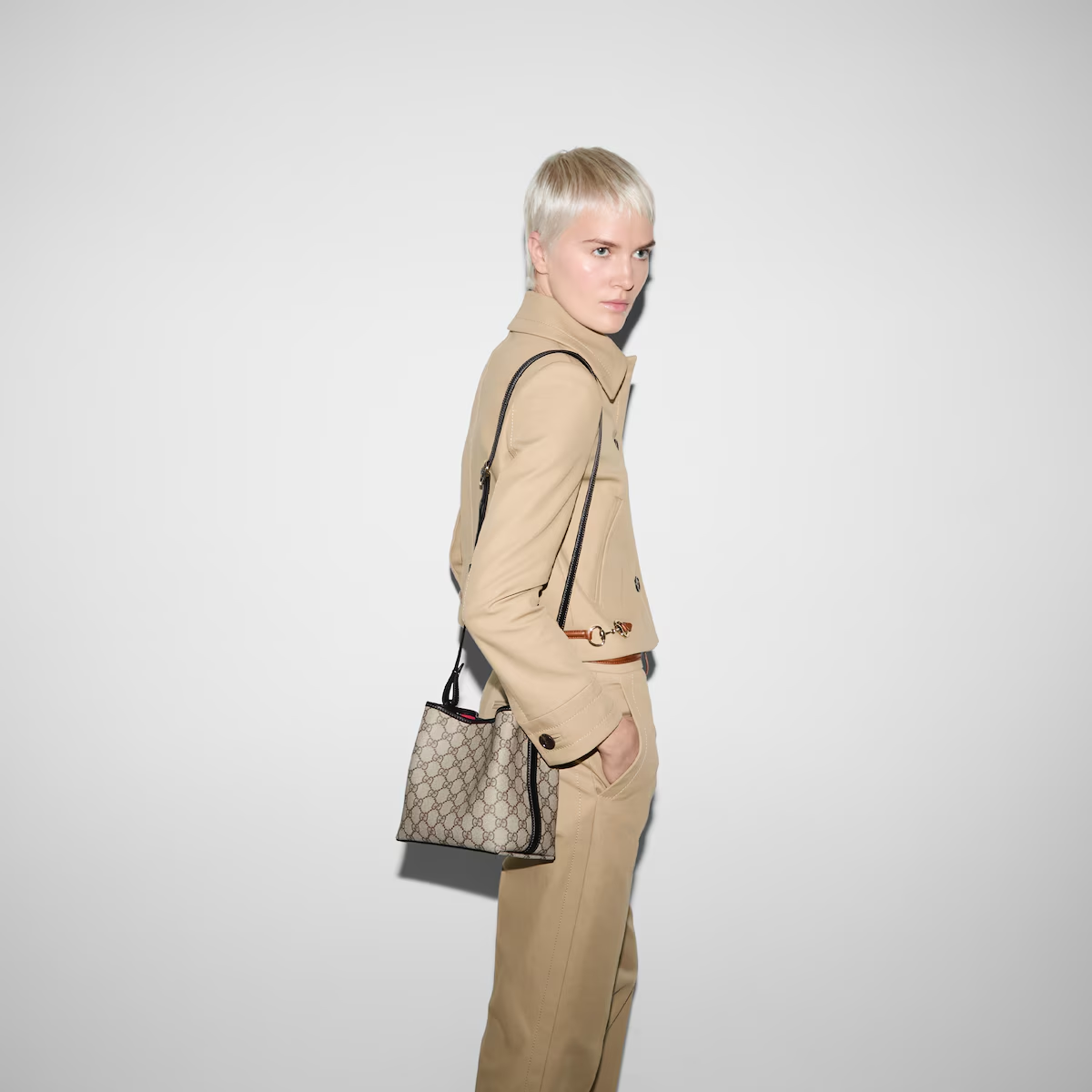 GG EMBLEM MINI SHOULDER BAG